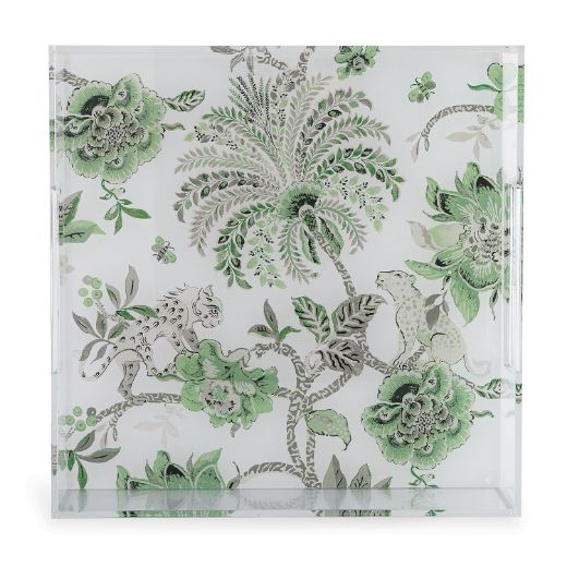 Picture of Braganza Green Lucite Tray