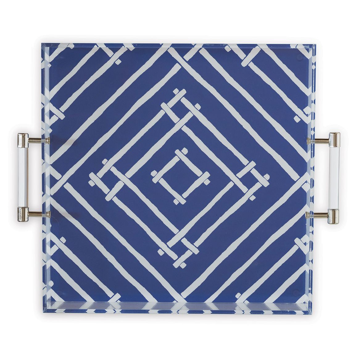 Picture of Bamboozled Indigo Lucite Tray
