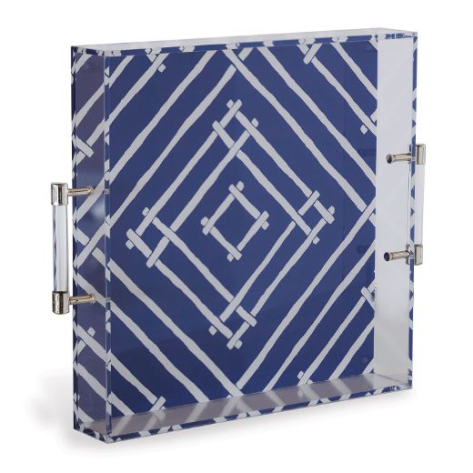 Picture of Bamboozled Indigo Lucite Tray