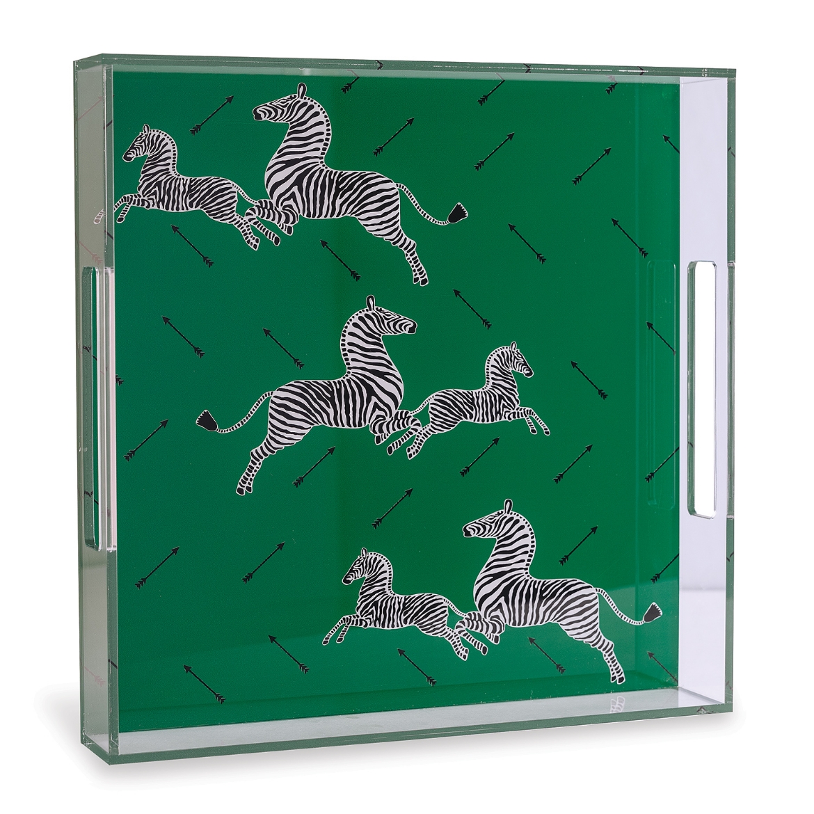 Picture of Zebra Green Lucite Tray