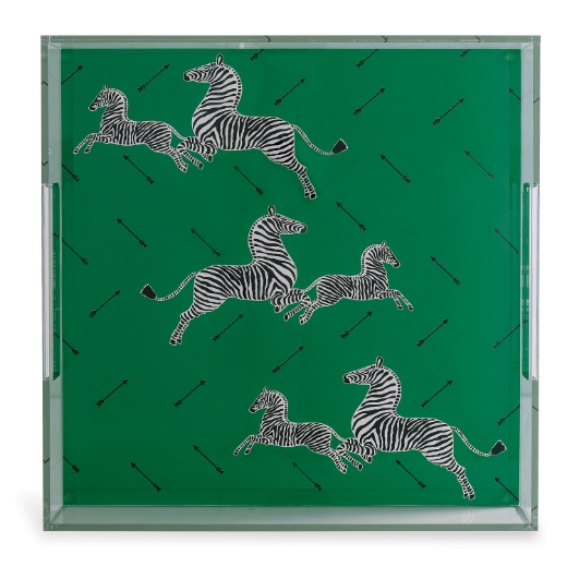 Picture of Zebra Green Lucite Tray