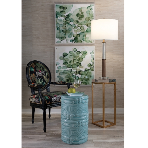 Picture of Drake Lucite Table Clear / Gold