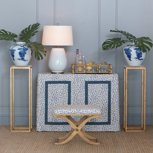 Picture of Drake Gold/Lucite Pedestals (set of 2)