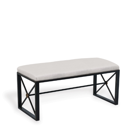 Picture of Medallion Black Double Bench