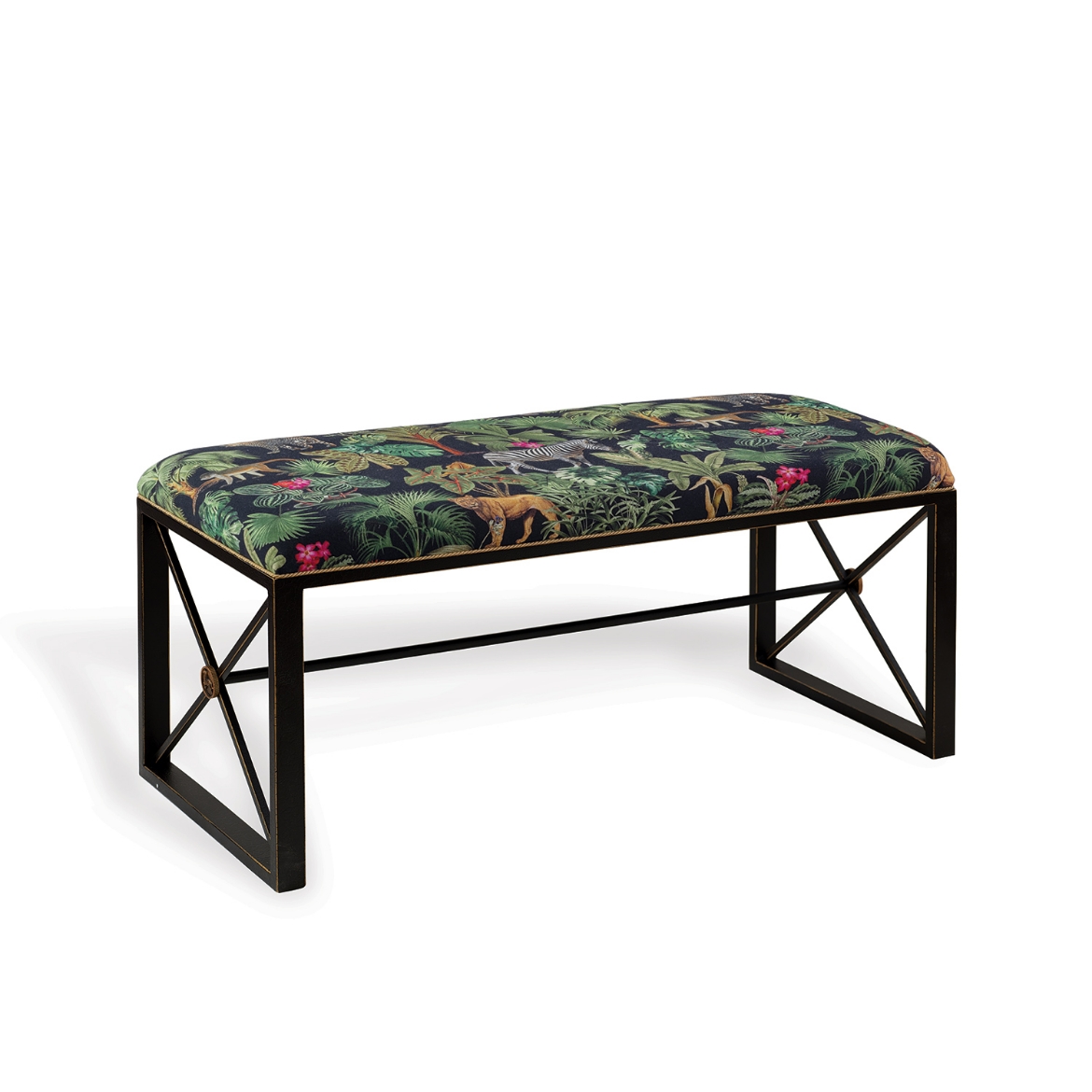 Picture of Medallion Black Double Safari Bench KIT
