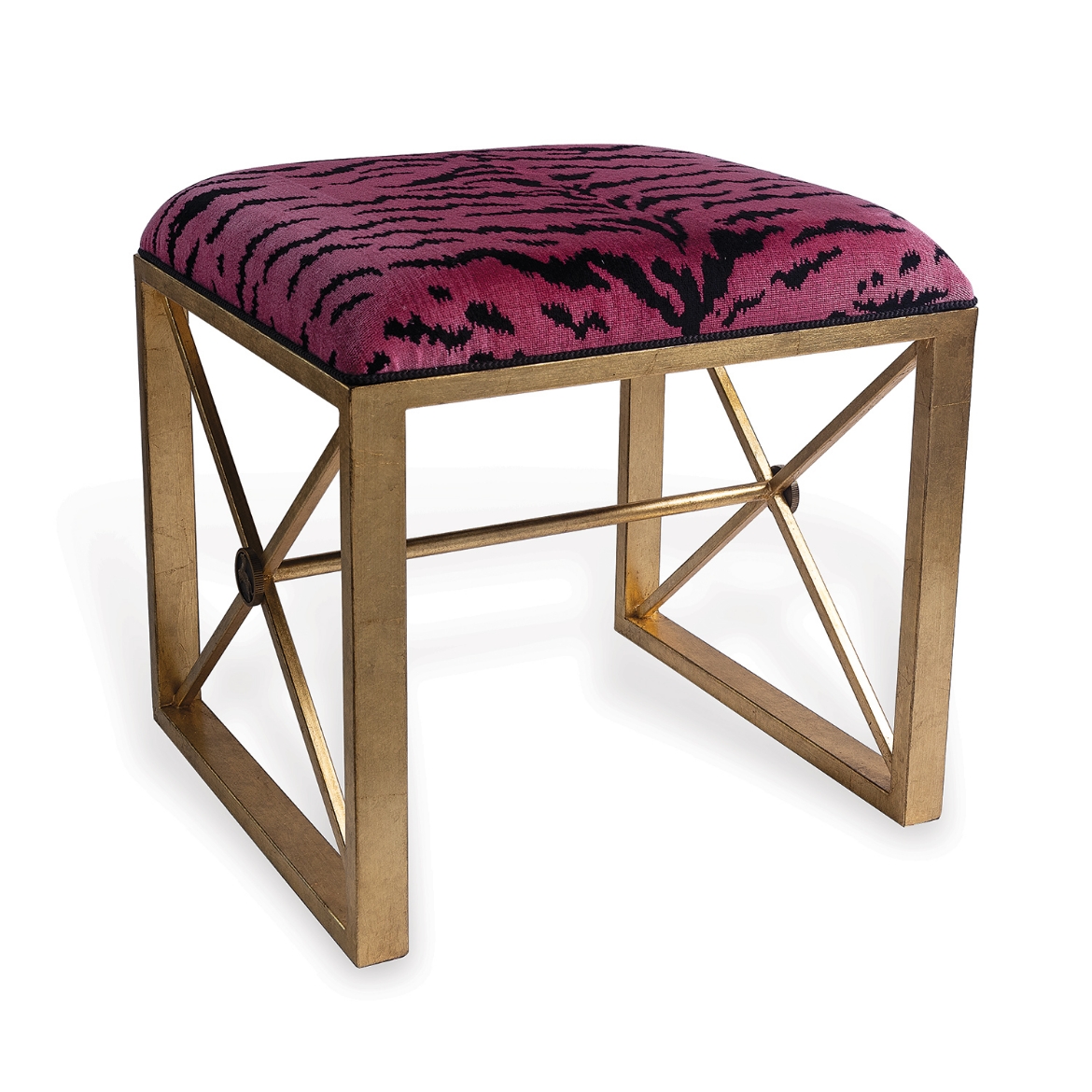 Picture of Medallion Gold Le Tigre Red Single Bench