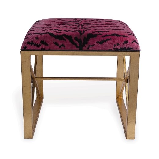 Picture of Medallion Gold Le Tigre Red Single Bench