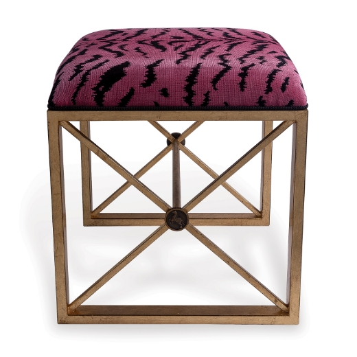 Picture of Medallion Gold Le Tigre Red Single Bench