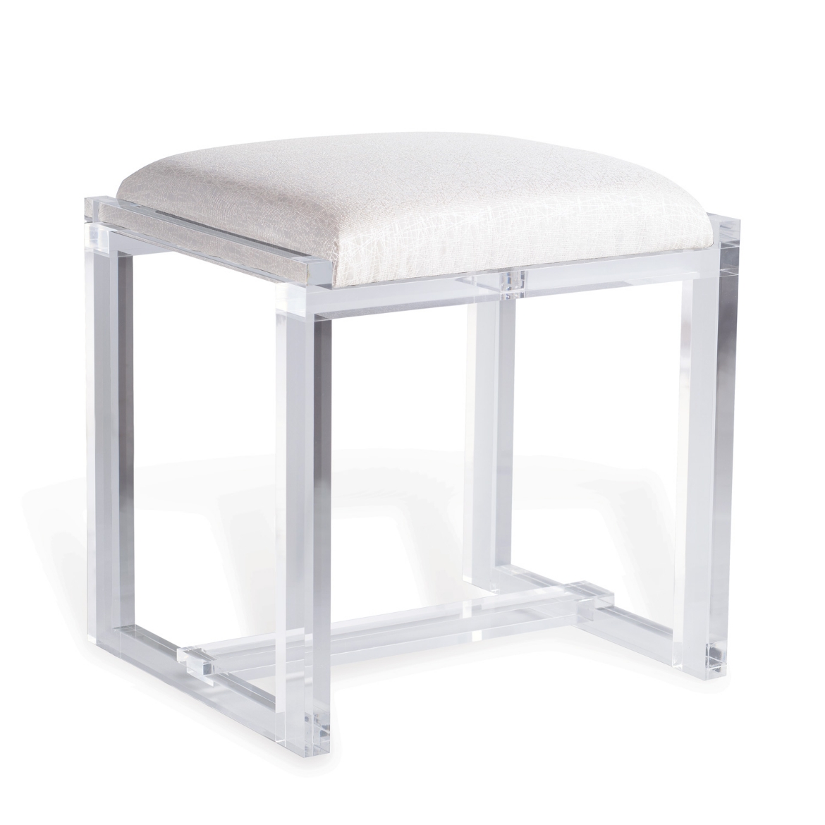 Picture of Glencoe Lucite Bench with COM Fabric