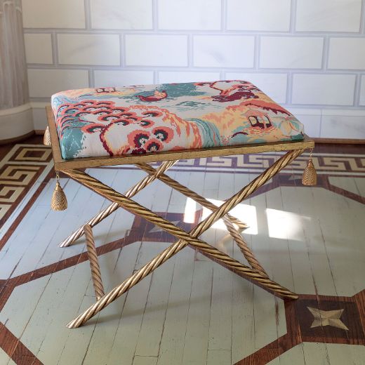 Picture of Delfern Gold Bench-- Road to Canton Peach- Kit