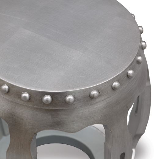 Picture of Empress Silver Accent Table 19"H