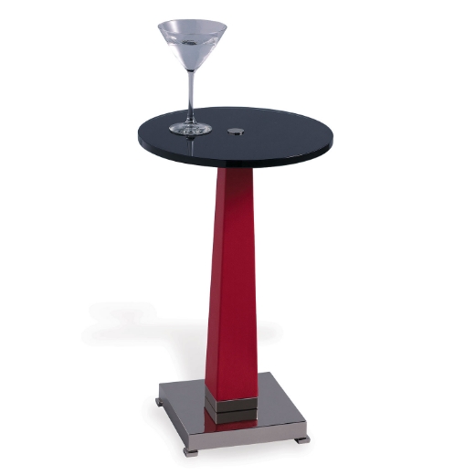 Picture of Cairo Red/Nickel Accent Table