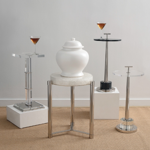 Picture of Toronto Nickel/Crystal Accent Table