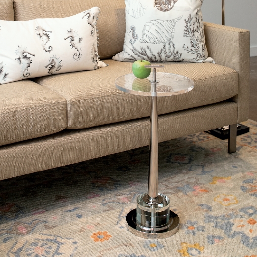 Picture of Toronto Nickel/Crystal Accent Table