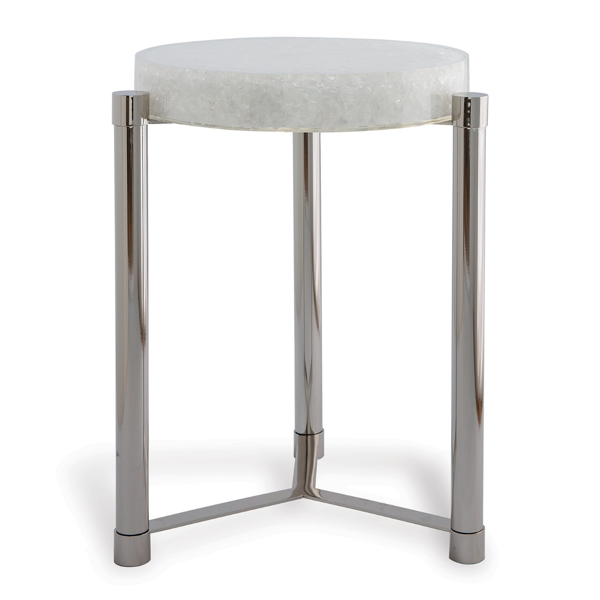 Picture of Stoneridge White / Nickel Accent Table