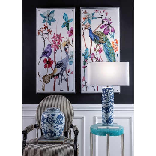 Picture of Stoneridge Turquoise / Nickel Accent Table