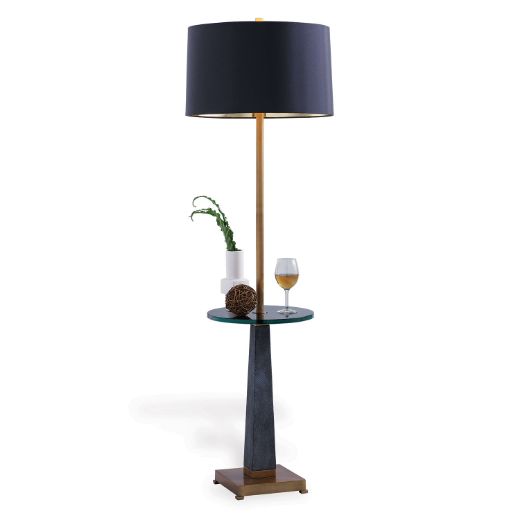 Picture of Cairo Gray Floor Lamp with Table