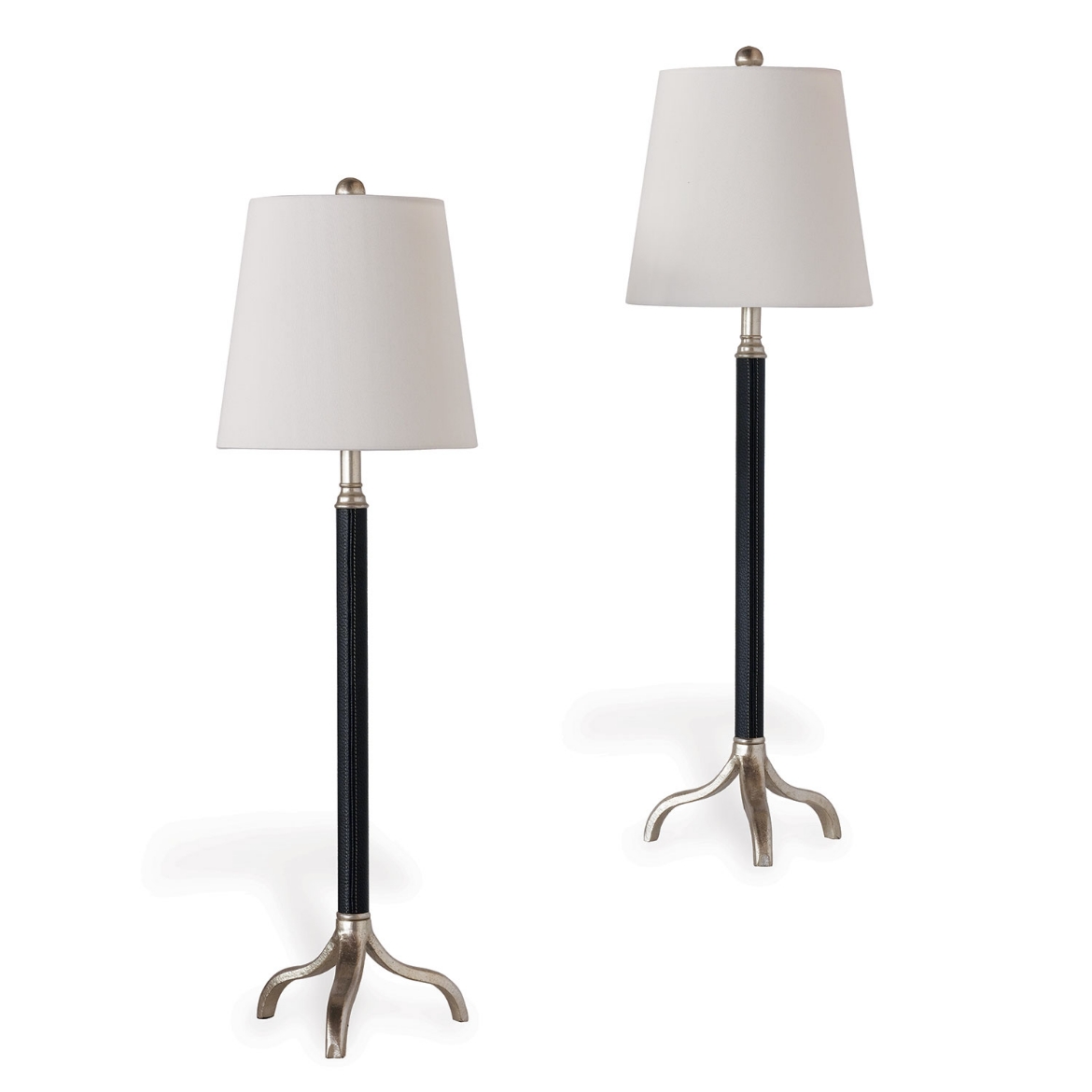 Picture of Portobello Black/Silver Buffet Lamp (Set of 2)