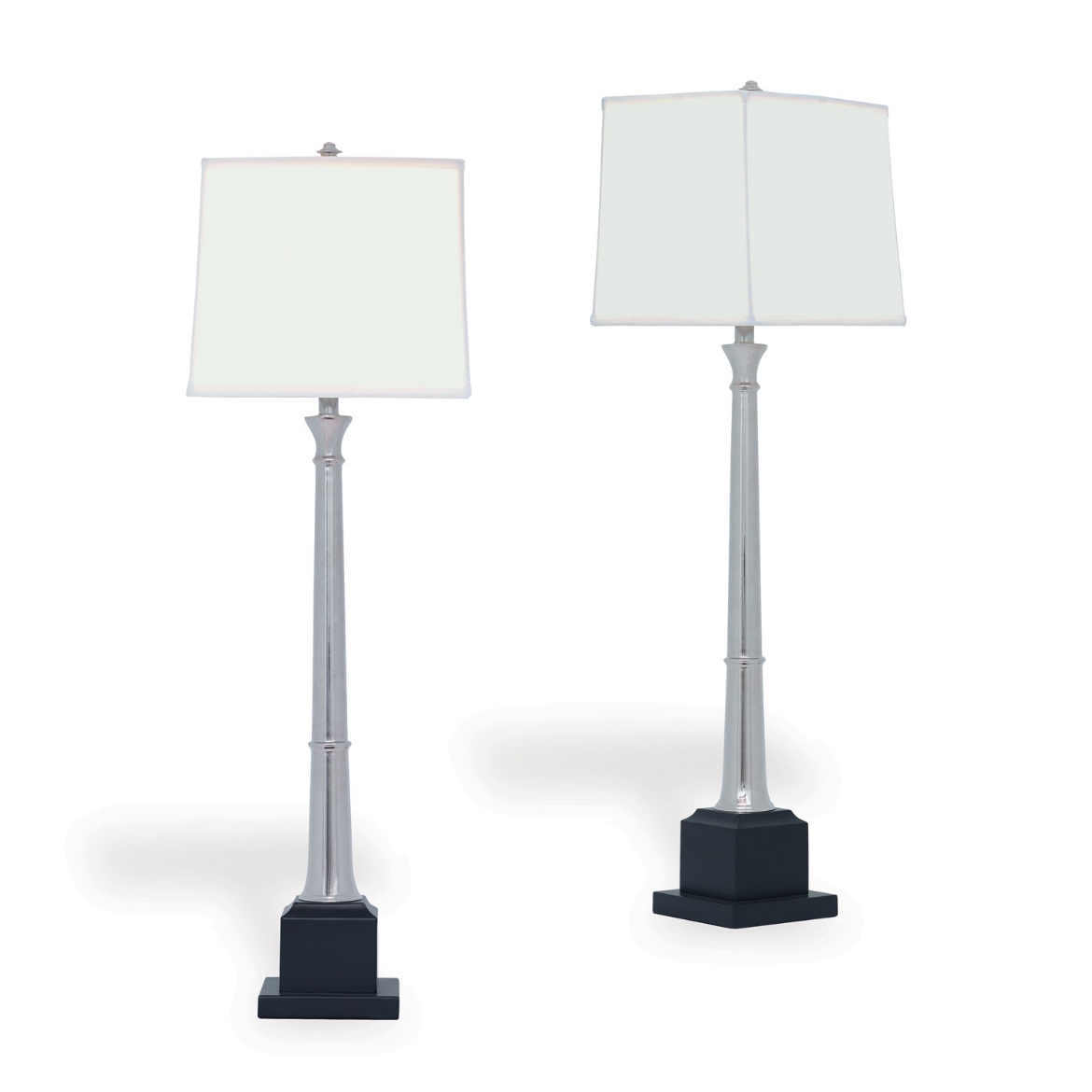 Picture of Kensington Nickel Buffet Lamp Set/2