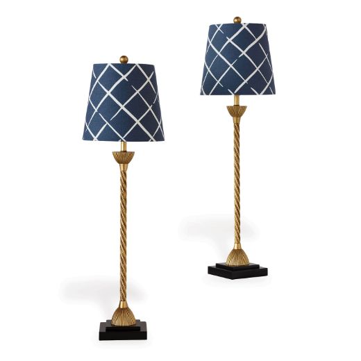 Picture of Delfern Gold Buffet Lamps (Set of 2)