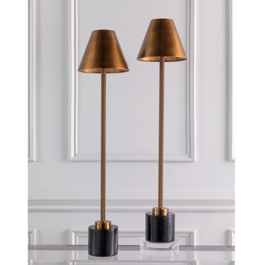 Picture of Parliament Brass Buffet Lamp (set of 2)