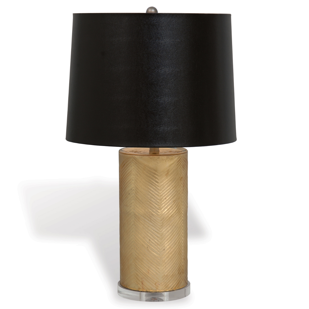 Picture of Westwood Lamp Gold w/ Black Lizard Shade 29"H