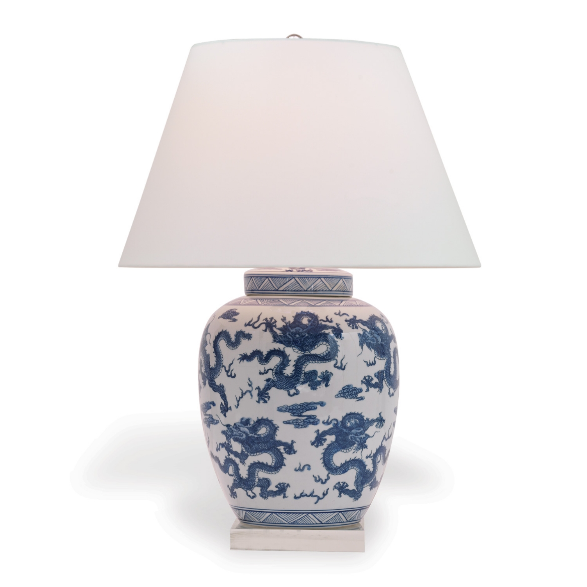 Picture of Dragon Navy Lamp