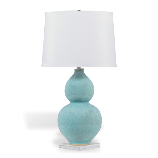 Picture of Pearl Blue Lamp 32"H