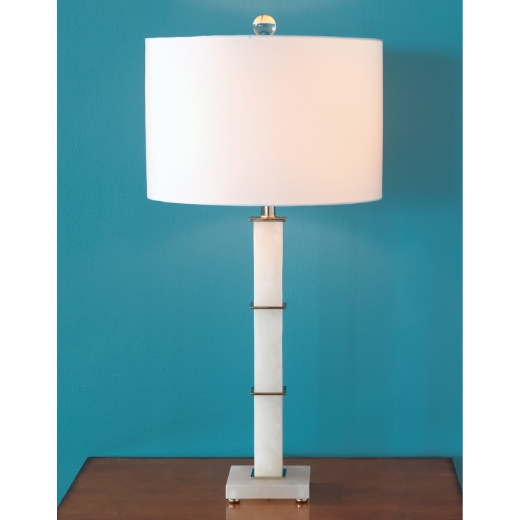 Picture of Rialto Alabaster Lamp 34"H
