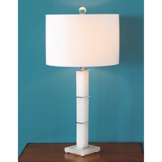Picture of Rialto Alabaster Lamp 34"H