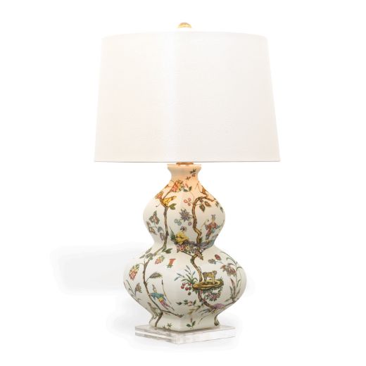 Picture of Chinoise Exotique Lamp--Ivory Lizard 31"H