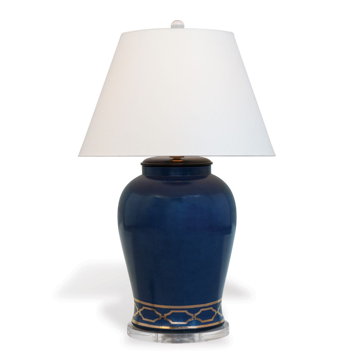 Picture of Pavillion Indigo Lamp 35"H