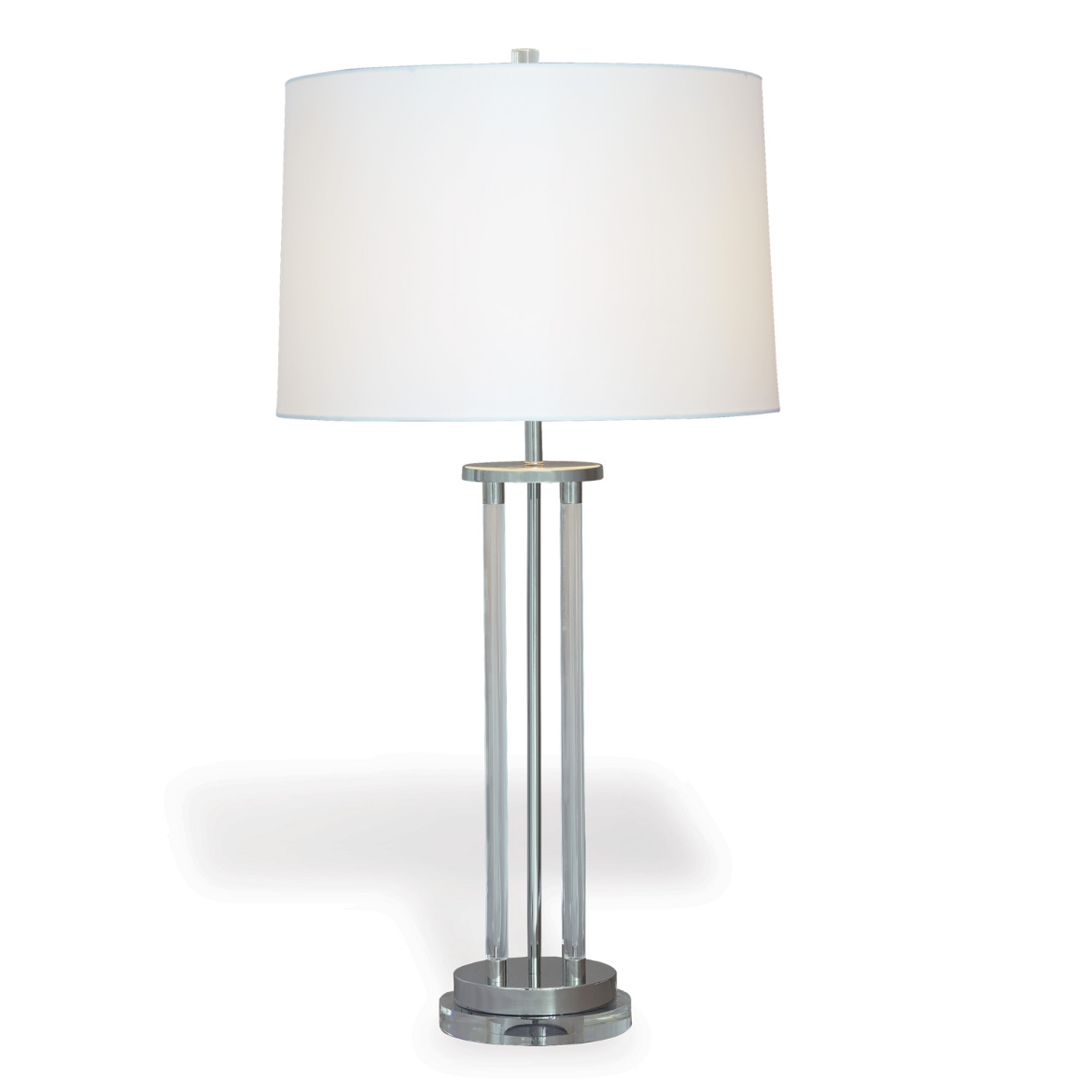 Picture of Moderne Nickel Lamp 36"H
