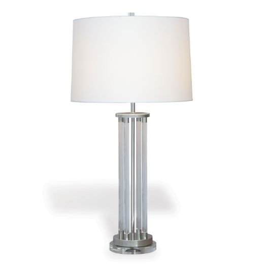 Picture of Moderne Nickel Lamp 36"H