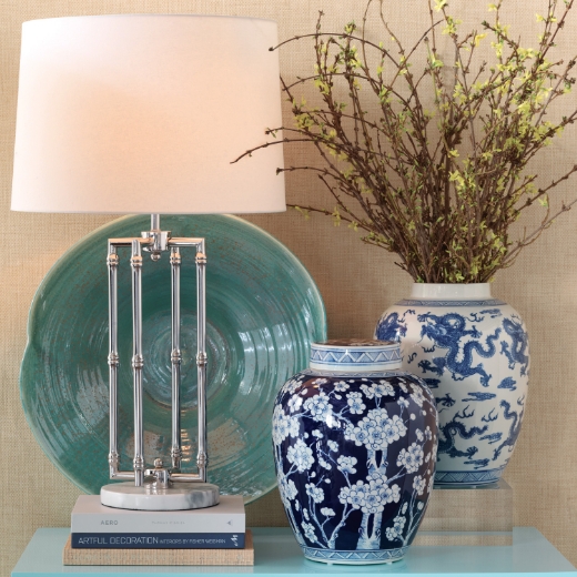 Picture of Miramar Nickel Lamp 33"H