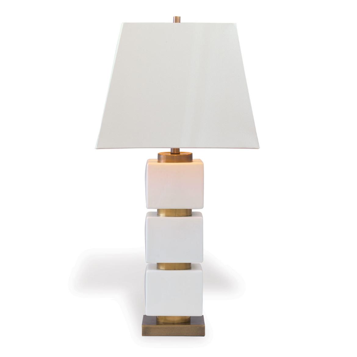 Picture of Manhattan Lamp / Ivory Lizard Shade