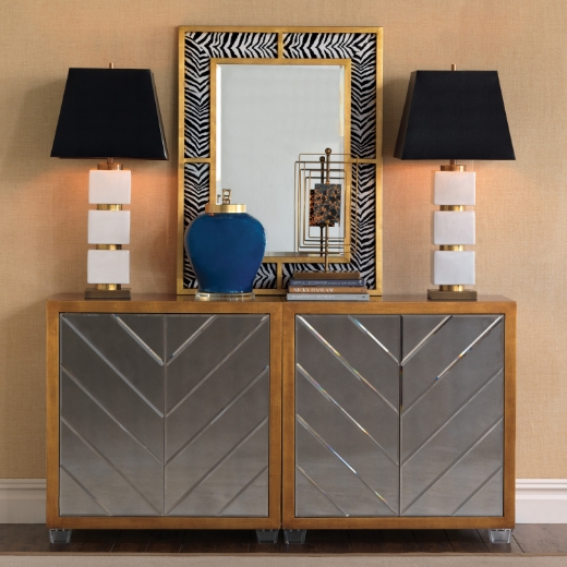 Picture of Manhattan Lamp / Ivory Lizard Shade