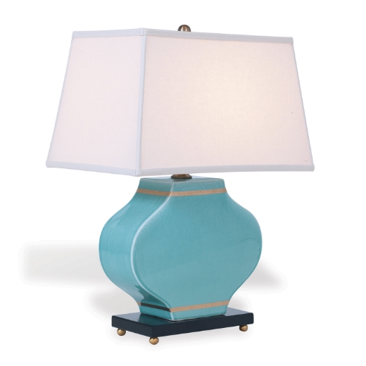 Picture of Carol Celadon Lamp 27"H