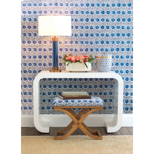 Picture of Dearborn Blue Lamp 31"H
