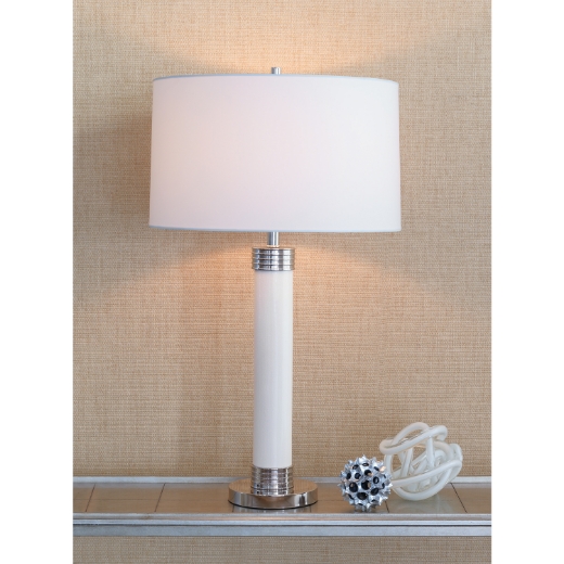 Picture of Dearborn Cream Lamp 31"H