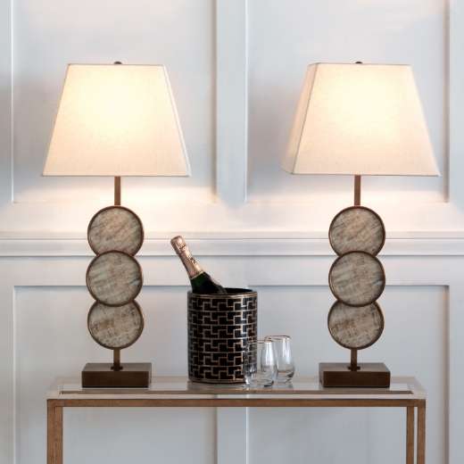 Picture of Titan Aged Brass Lamp