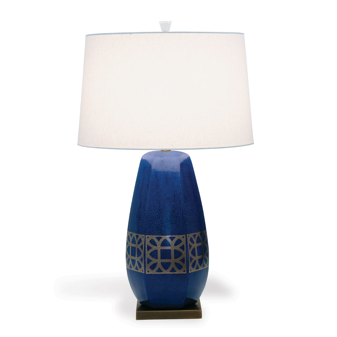 Picture of Lamerie Blue Lamp 32"H
