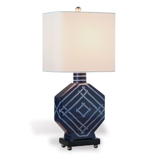 Picture of Bamboozled Indigo Lamp