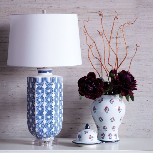Picture of Evelyn Blue Lamp