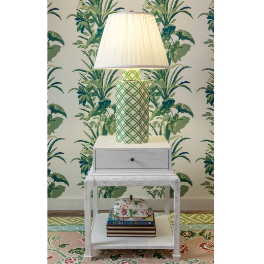 Picture of Bamboo Trellis  Hex Lamp