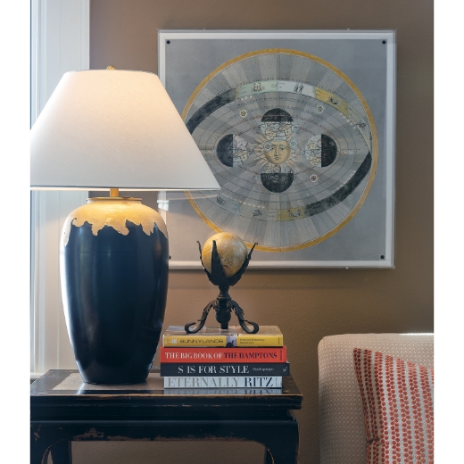 Picture of Nicole Black Lamp