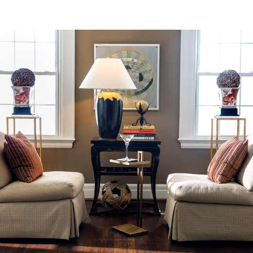 Picture of Nicole Black Lamp