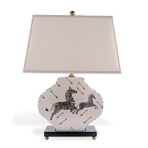 Picture of Zebra Black/White Lamp