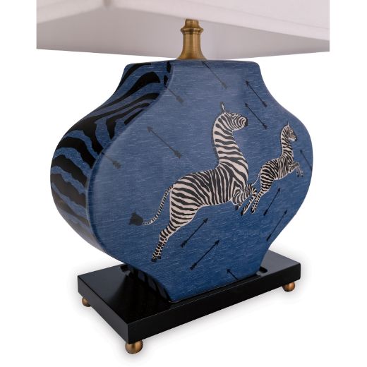 Picture of Zebra Blue Lamp