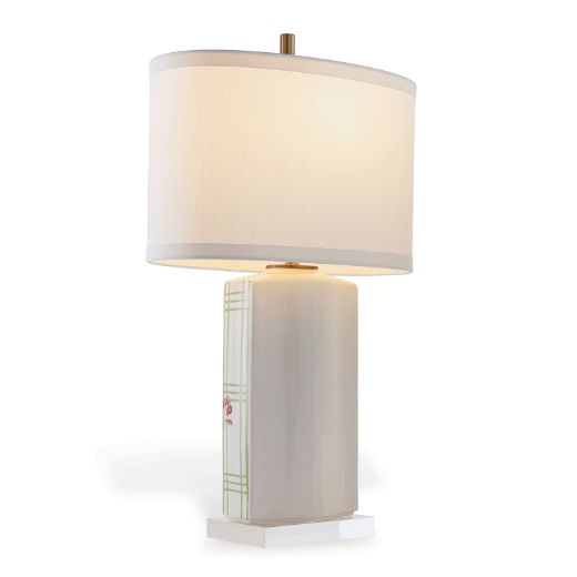 Picture of Geranium Trellis Lamp